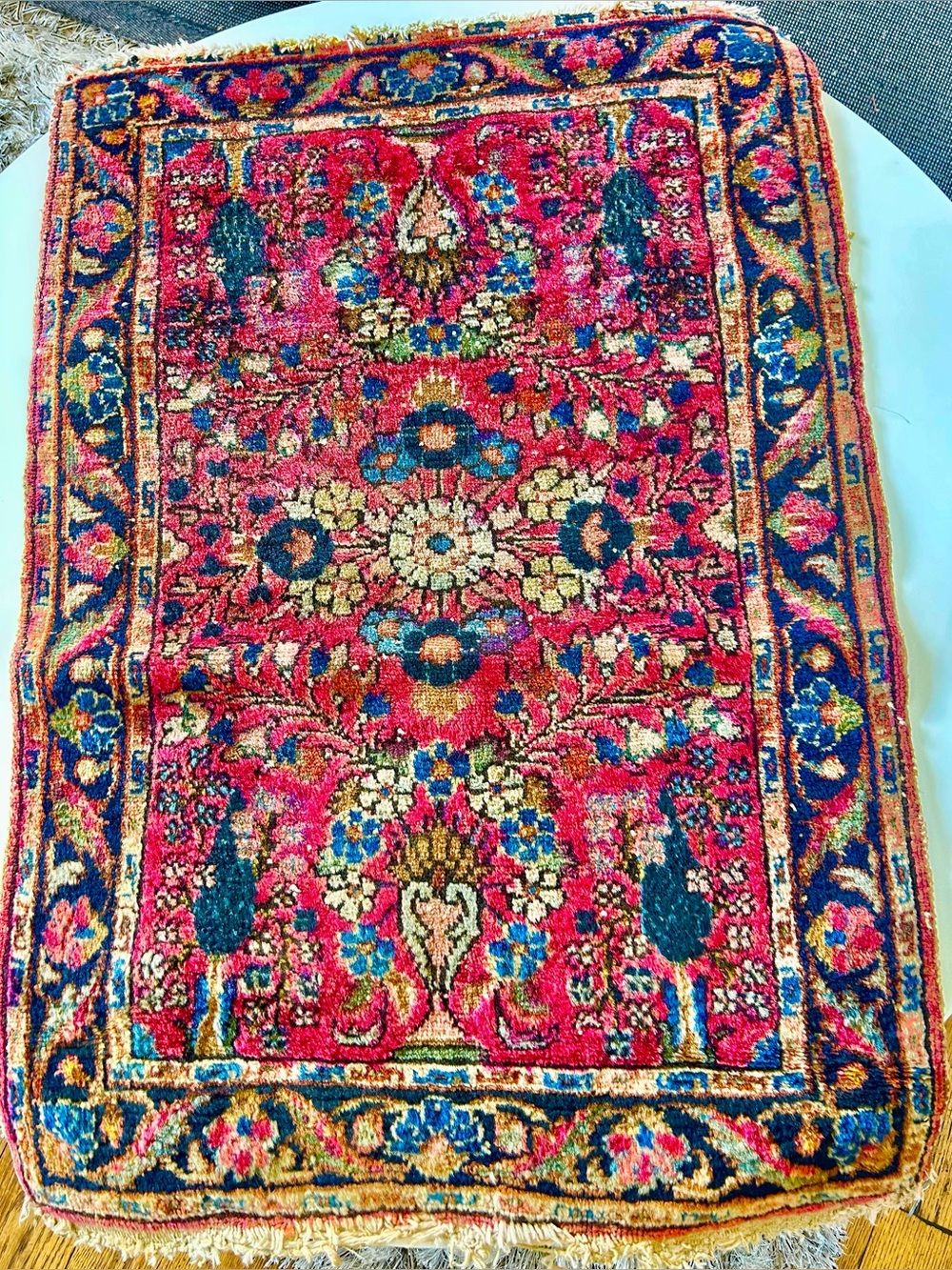 Antique Persian Sarouk Rug
